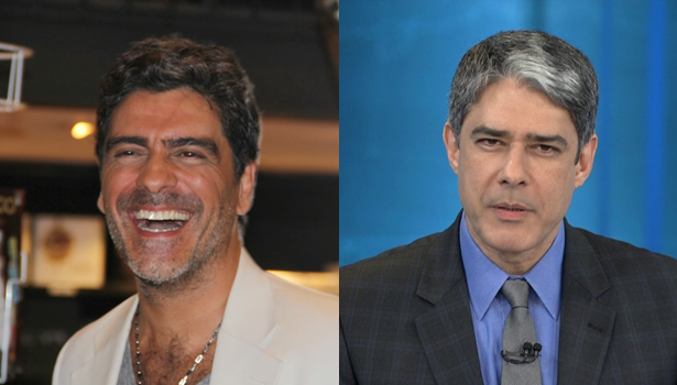 Junno Andrade e William Bonner (Divulgação)