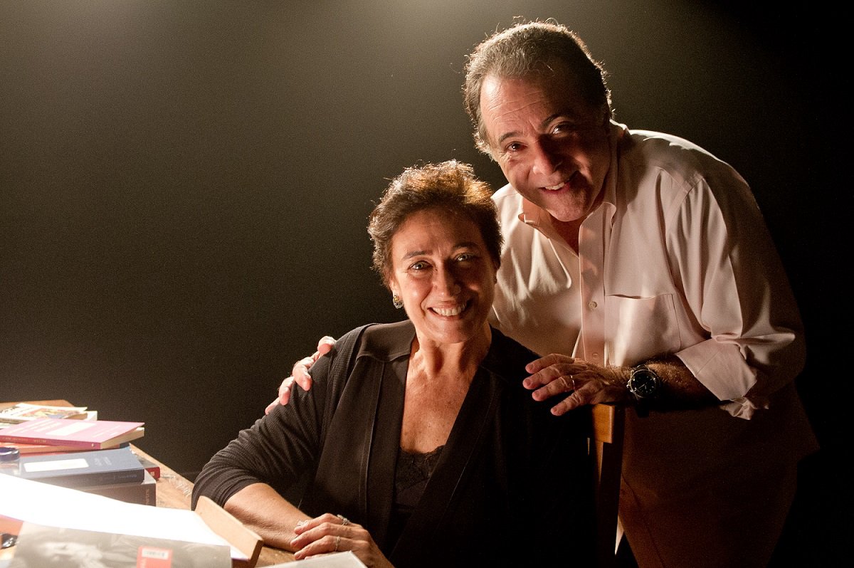 Lilia Cabral e Tony Ramos em A Arte do Encontro