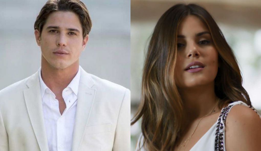 Lourenco (Romulo Arantes Neto) e Luiza (Camila Queiroz) de Pega Pega