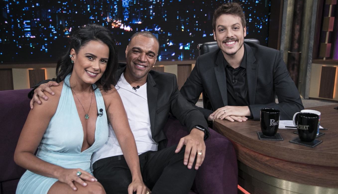 Luciele Di Camargo, Denilson e Fábio Porchat