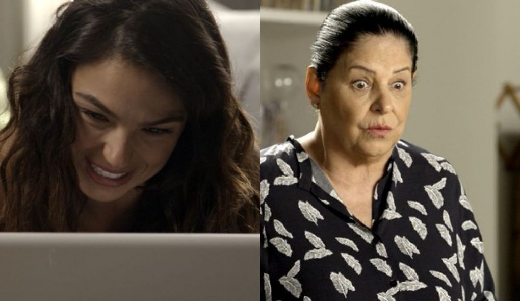 Ritinha (Isis Valverde) e Zu (Claudia Mello) de A Forca do Querer