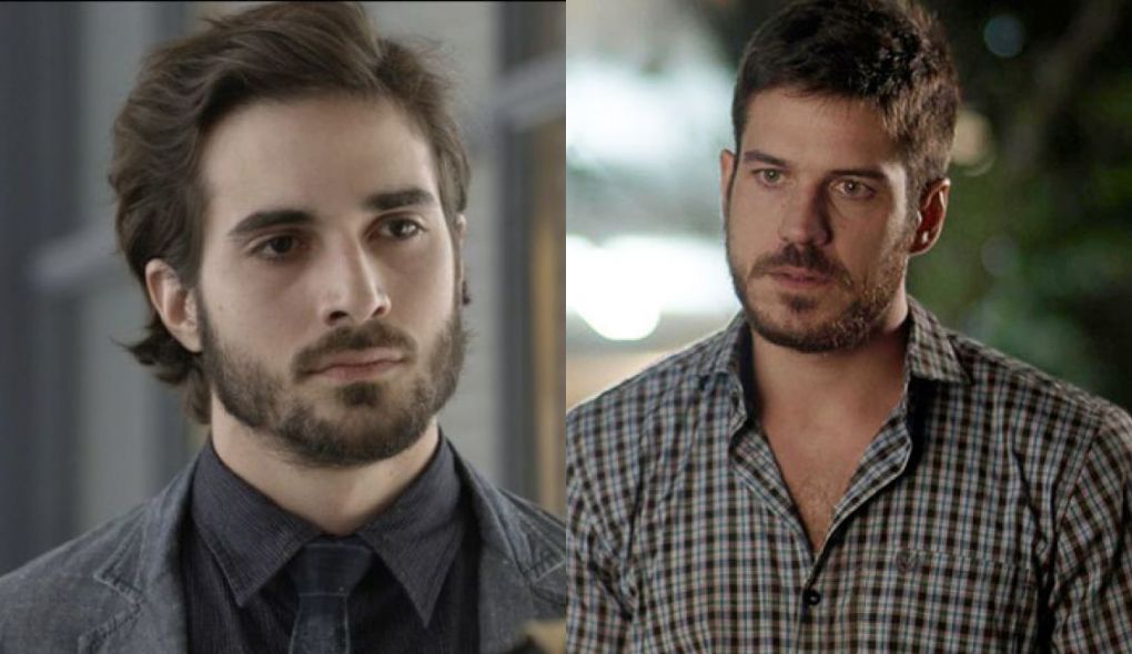 Ruy (Fiuk) e Zeca (Marco Pigossi) de A Forca do Querer