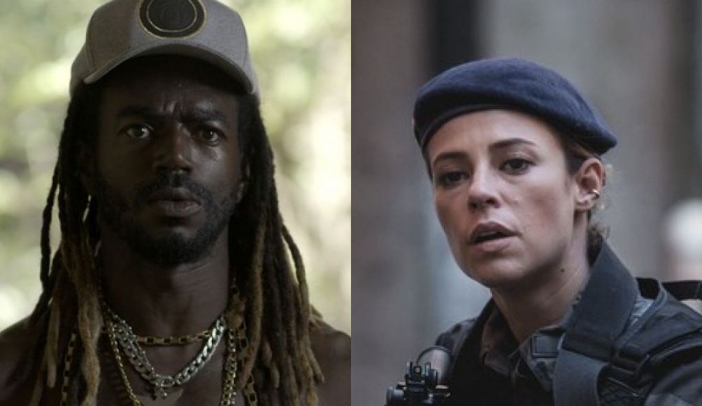 Sabia (Jonathan Azevedo) e Jeiza (Paolla Oliveira) de A Forca do Querer