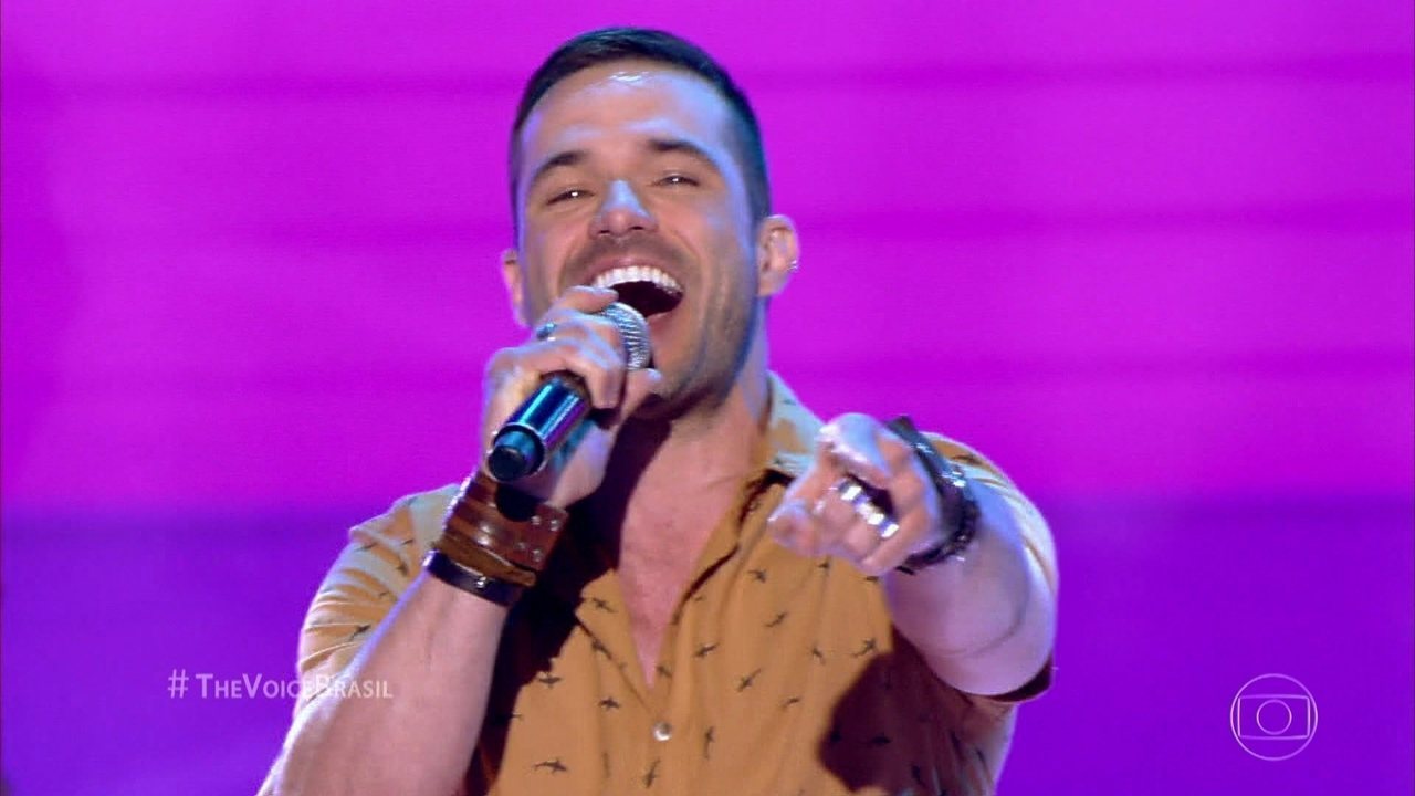 Sergio Dalcin, do The Voice Brasil (Divulgação/TV Globo)