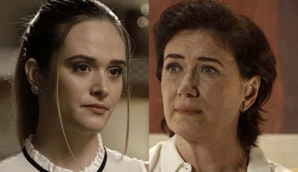 Simone (Juliana Paiva) e Silvana (Lilia Cabral) de A Forca do Querer