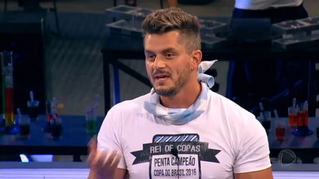 Marcos Harter na atividade surpresa