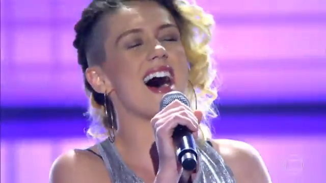 Aline Peixoto no The Voice Brasil desta quinta