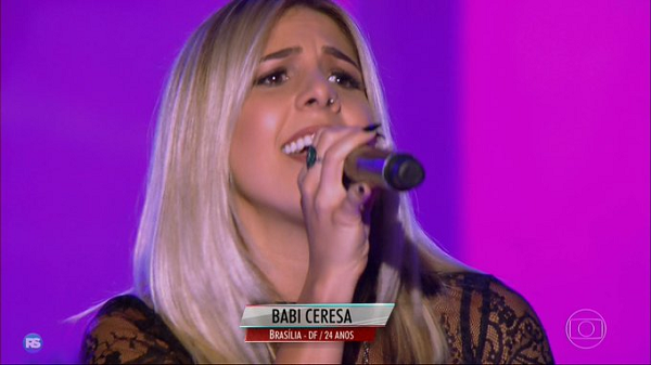 Babi Ceresa foi aprovada por Ivete Sangalo, mas foi detonada pelo público