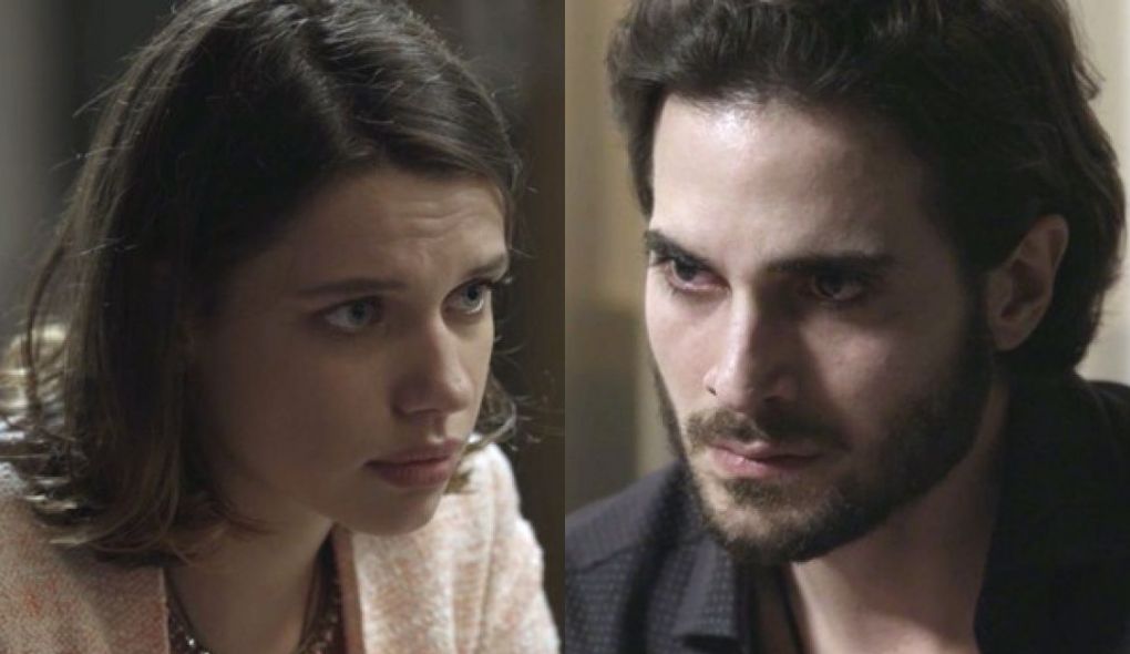 Cibele (Bruna Linzmeyer) e Ruy (Fiuk) de A Forca do Querer