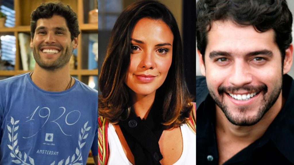 Dudu Azevedo, Camila Rodrigues e Guilherme Winter