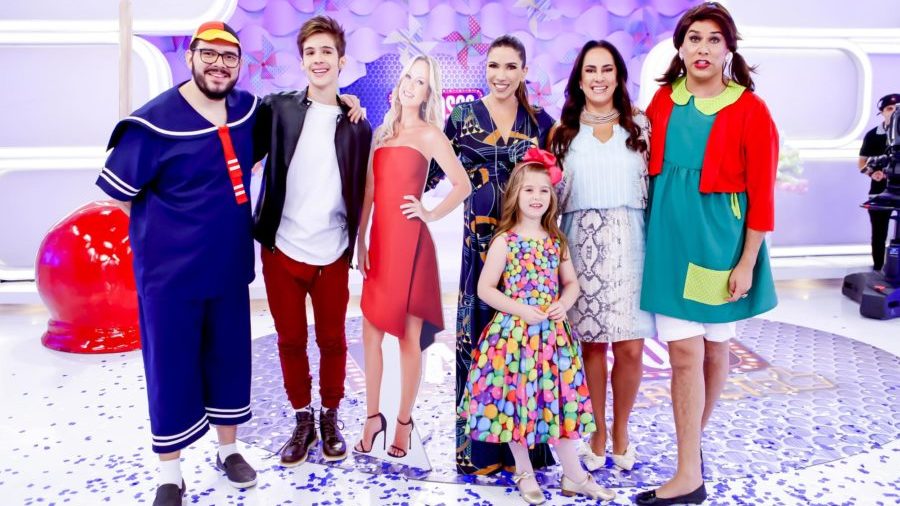 Silvia Abravanel, Patricia Abravanel, Lorena Queiroz e João Guilherme