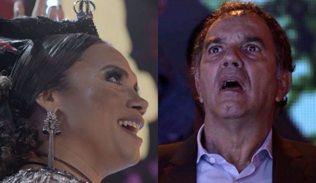 Elis Miranda (Silvero Pereira) e Eurico (Humberto Martins) de A Forca do Querer