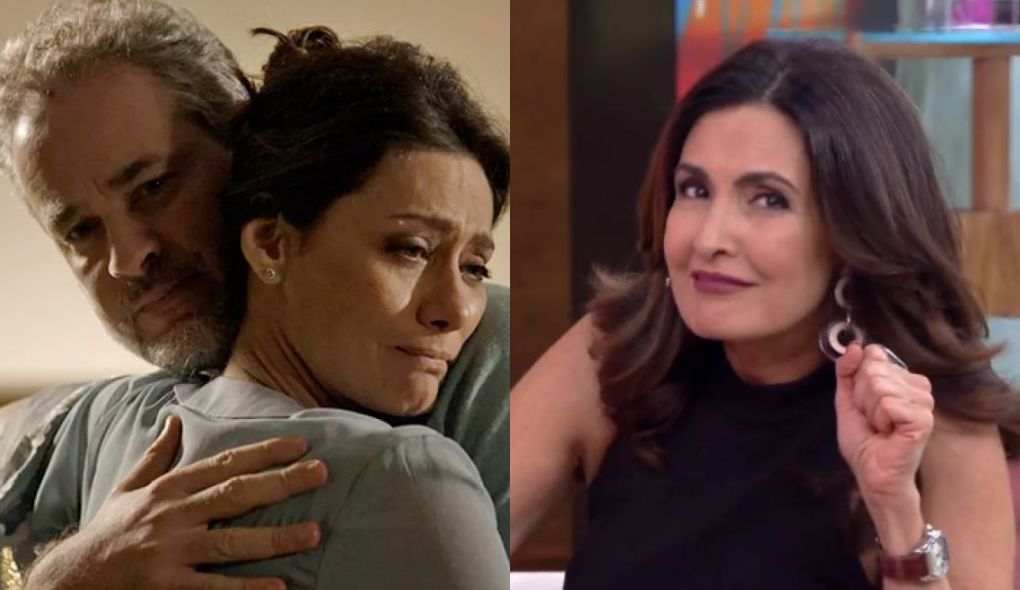 Eugenio (Dan Stulbach), Joyce (Maria Fernanda Candido) e Fatima Bernardes