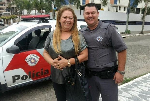 Gell Correia e o PM Luna de Mozert