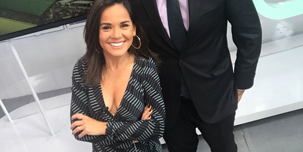 Isabele Benito no SBT Rio desta segunda (Reprodução/Instagram)