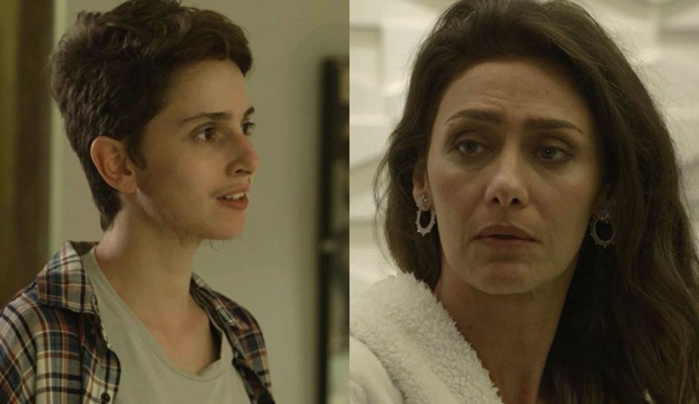 Ivan (Carol Duarte) e Joyce (Maria Fernanda Candido) de A Forca do Querer