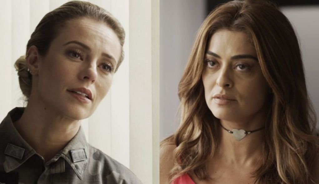Jeiza (Paolla Oliveira) e Bibi (Juliana Paes) de A Forca do Querer