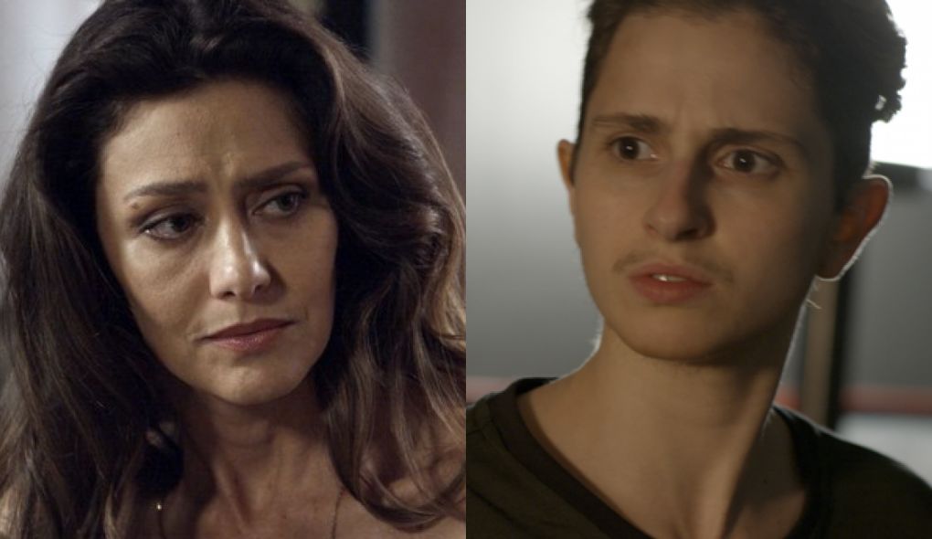 Joyce (Maria Fernanda Candido) e Ivan (Carol Duarte) de A Forca do Querer