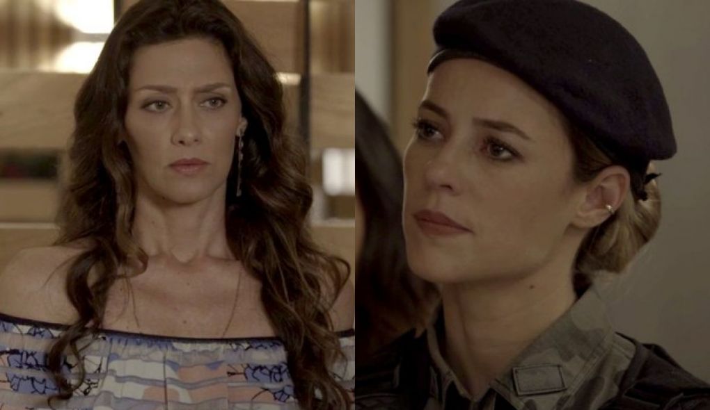 Joyce (Maria Fernanda Cândido) e Jeiza (Paolla Oliveira) de A Forca do Querer