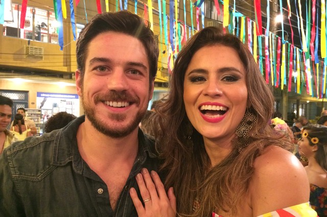 Marco Pigossi e Lia Sophia