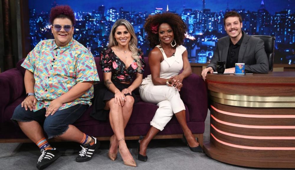 Gominho, Vanessa Mesquisa, Adriana Bombom e Fabio Porchat