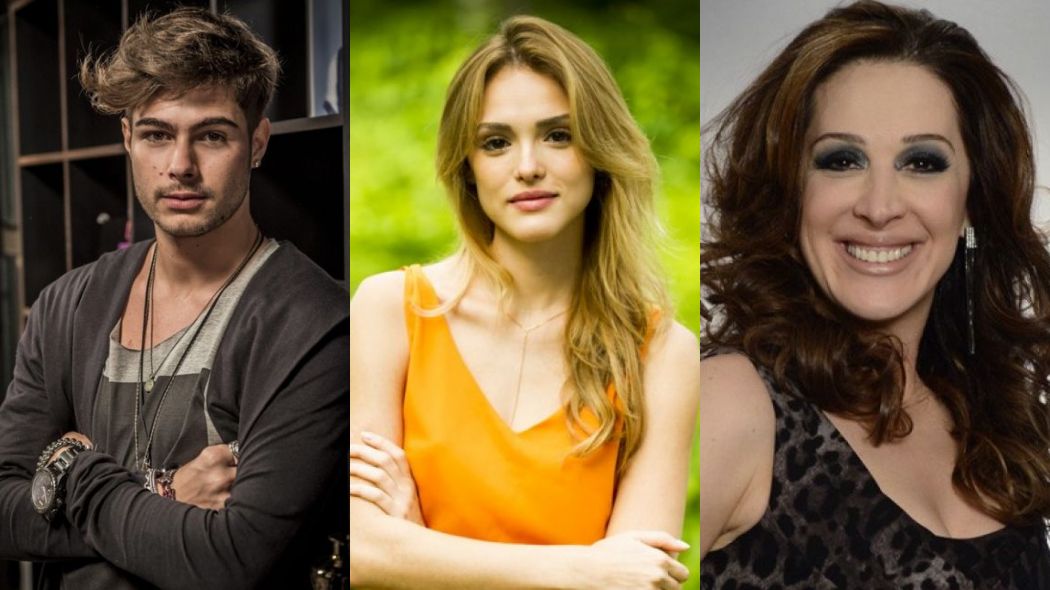 Rafael Vitti, Isabelle Drummond e Claudia Raia
