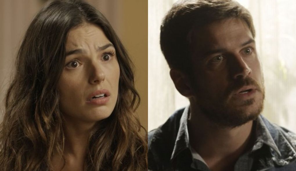 Ritinha (Isis Valverde) e Zeca (Marco Pigossi) de A Forca do Querer