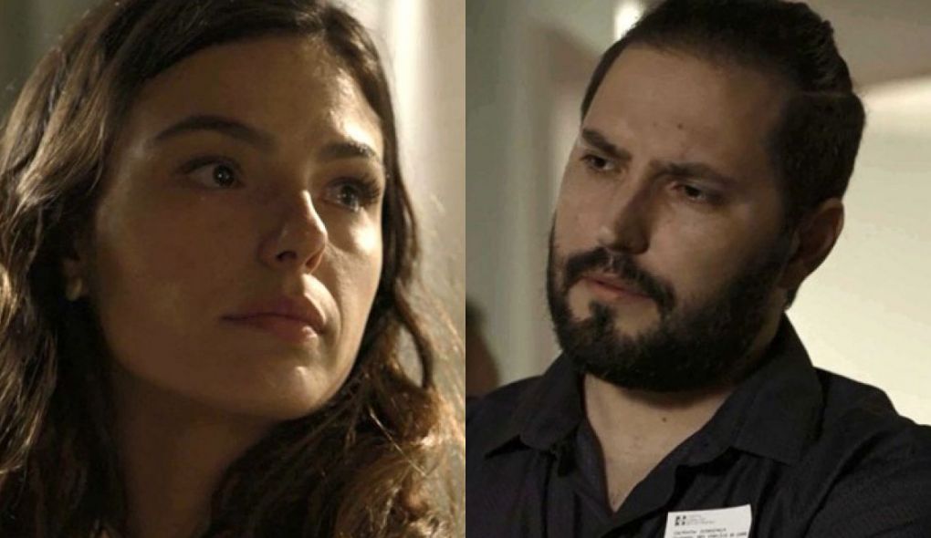 Ritinha (Isis Valverde) sera surpreendida por policial em A Forca do Querer