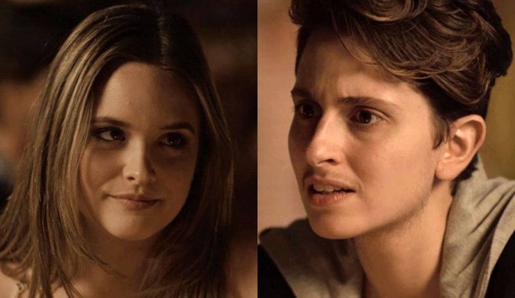 Simone (Juliana Paiva) e Ivan (Carol Duarte) de A Forca do Querer