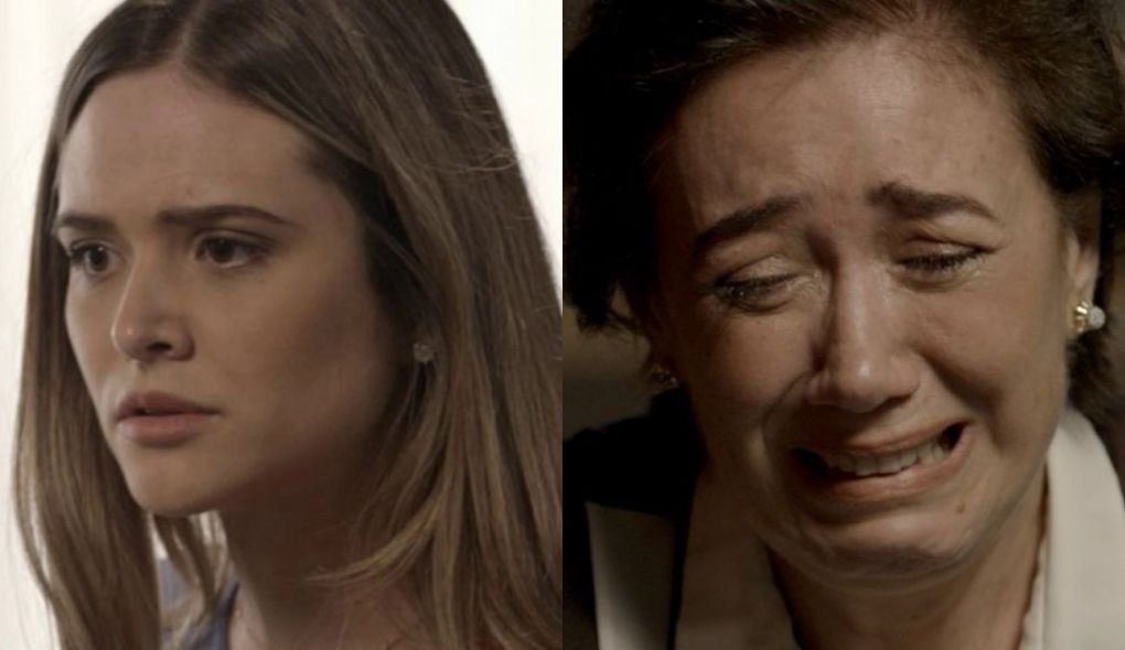 Simone (Juliana Paiva) e Silvana (Lilia Cabral) de A Forca do Querer