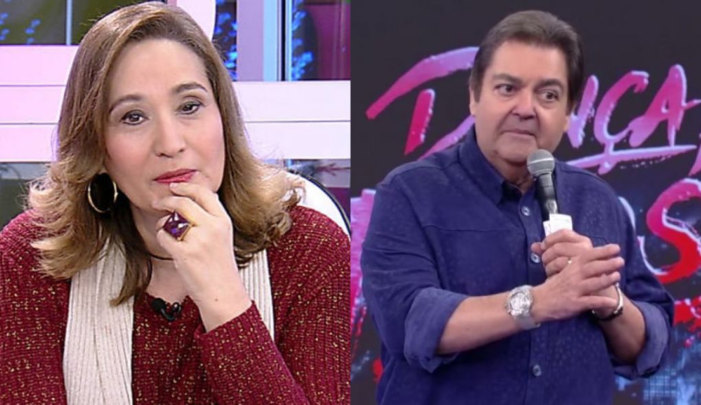 Sonia Abrao e Faustao