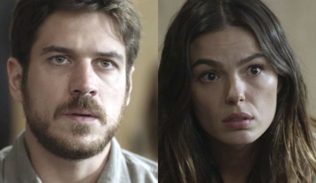 Zeca (Marco Pigossi) e Ritinha (Isis Valverde) de A Forca do Querer