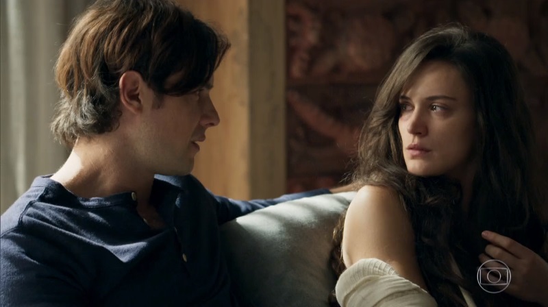 Clara sofre violência doméstica do marido Gael em trama das 21 horas (Reprodução/TV Globo)