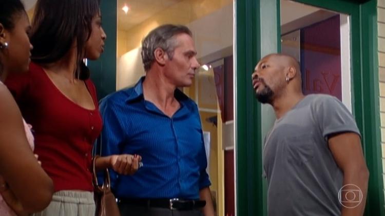 A humilde Rita foi agredida várias vezes pelo marido Cigano (Reprodução/TV Globo)