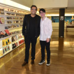 Geraldo Luís no lançamento do livro Biografia da Televisão Brasileira