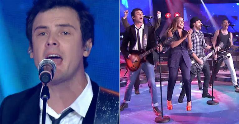 Guizé surpreendeu o público ao se apresentar em reality com sua banda (Reprodução/TV Globo)