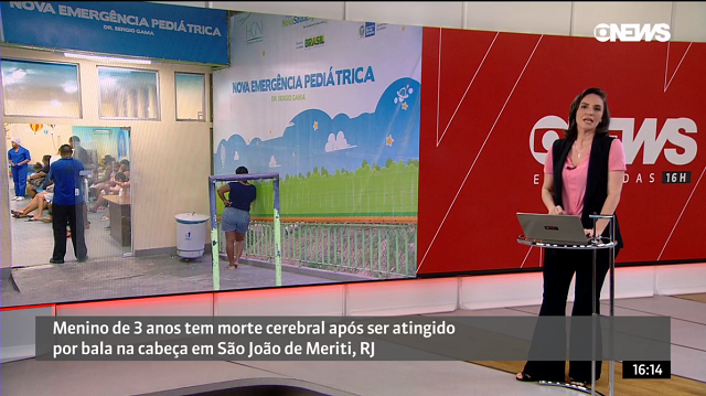 Cecília Flesch, da Globo News, no edição das 16h desta quinta