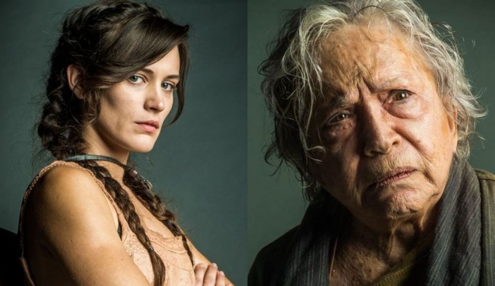 Clara (Bianca Bin) e Beatriz (Nathalia Timberg) de O Outro Lado do Paraiso