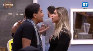 Fábio Arruda e Ana Paula Minerato brigam
