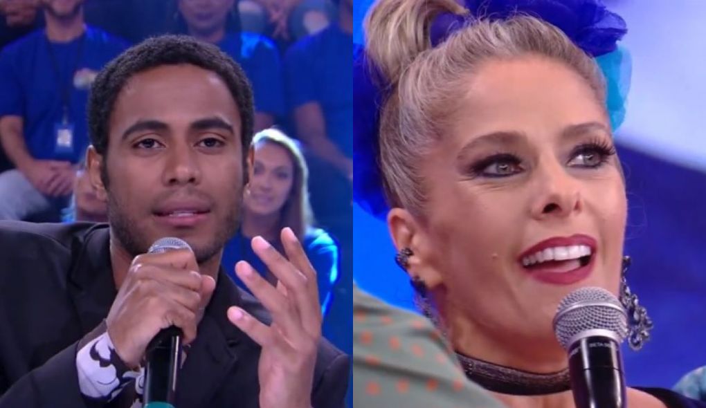 Icaro Silva e Adriane Galisteu