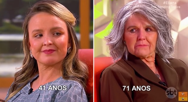 Larissa Manoela e a mãe, Silvana, participam de quadro no programa Eliana