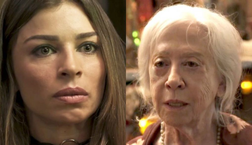Livia (Grazi Massafera) e Mercedes (Fernanda Montenegro) de O Outro Lado do Paraiso