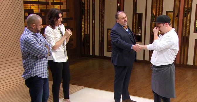 Ravi no momento em que foi eliminado do MasterChef Profissionais