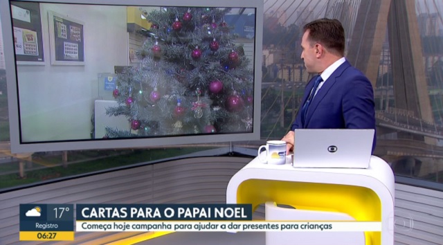 Repórter não aparece em link ao vivo do Bom Dia São Paulo