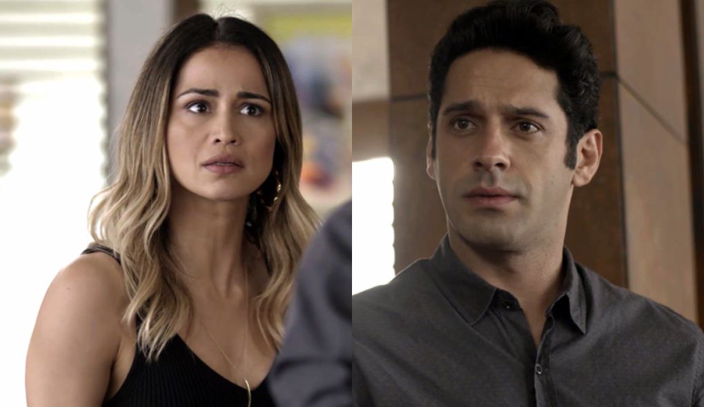 Sandra Helena (Nanda Costa) e Agnaldo (Joao Baldasserini) de Pega Pega