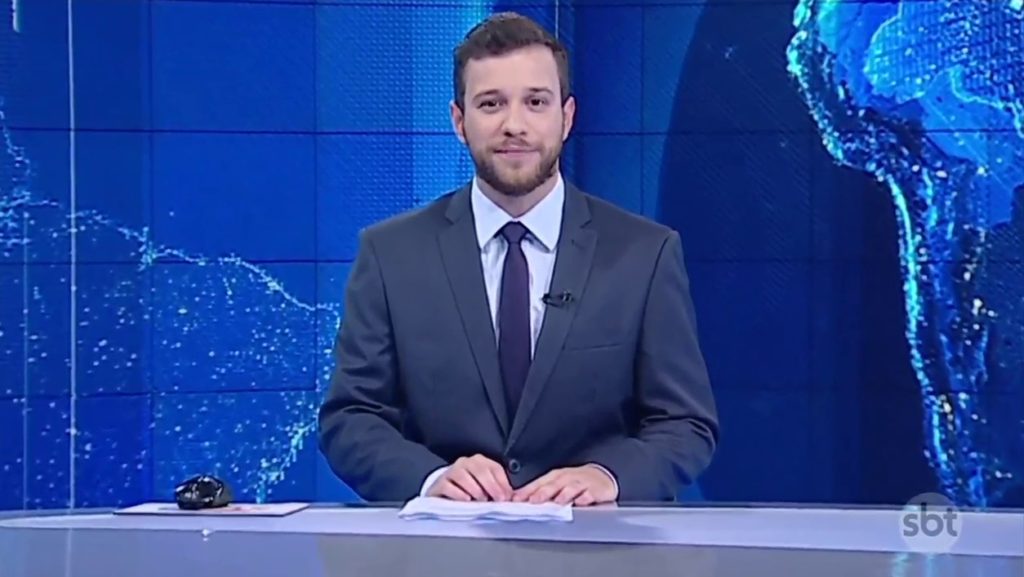 Cassius Zeilmann é um dos apresentadores do SBT Notícias
