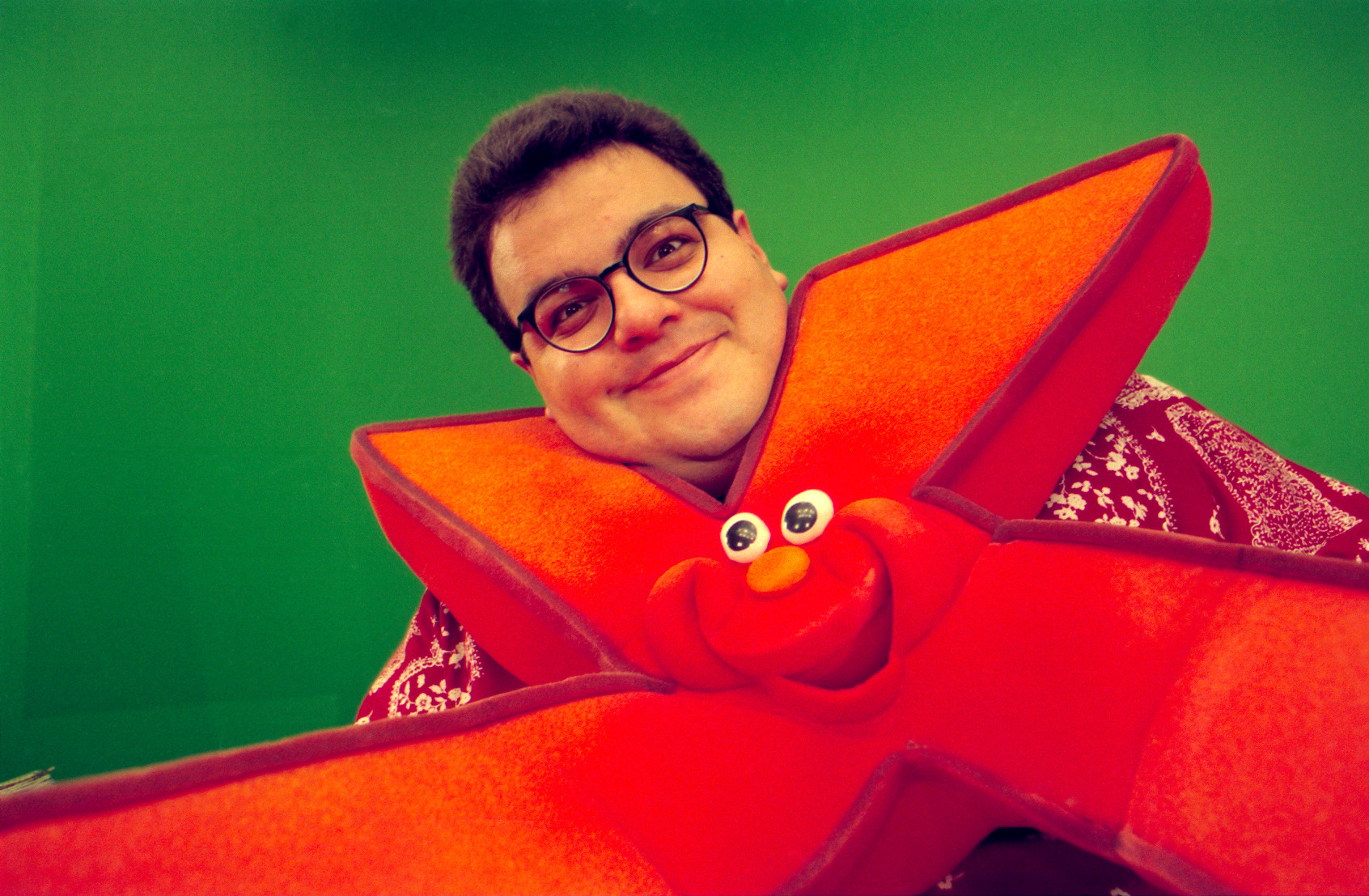 Gérson de Abreu e o boneco X em X-Tudo