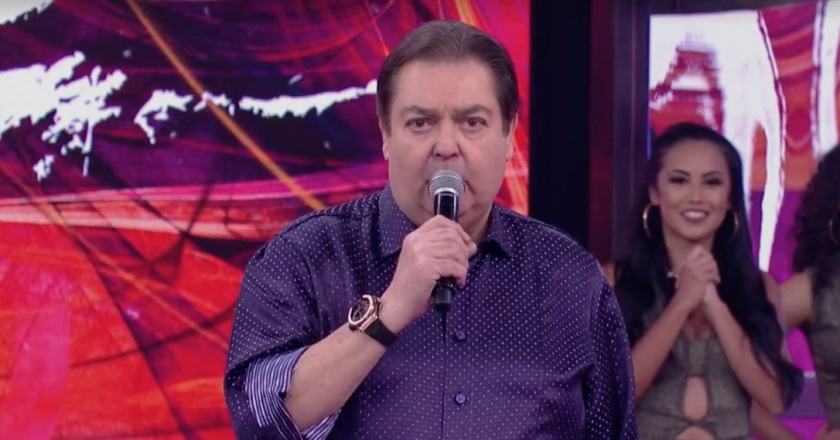 Fausto Silva reclama de um dos seus investidores (Divulgação/TV Globo)