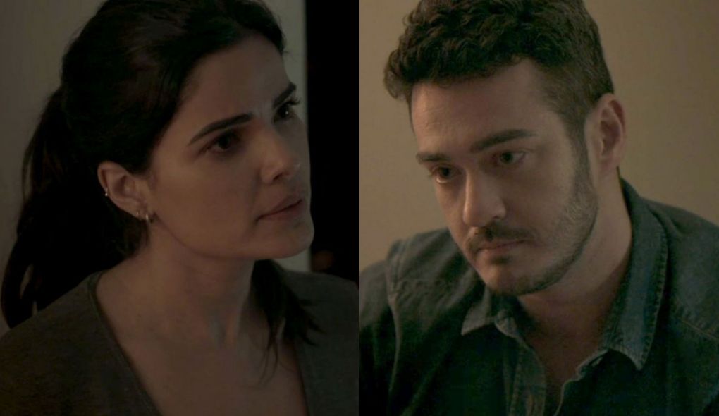 Antonia (Vanessa Giacomo) e Domenico (Marcos Veras) de Pega Pega