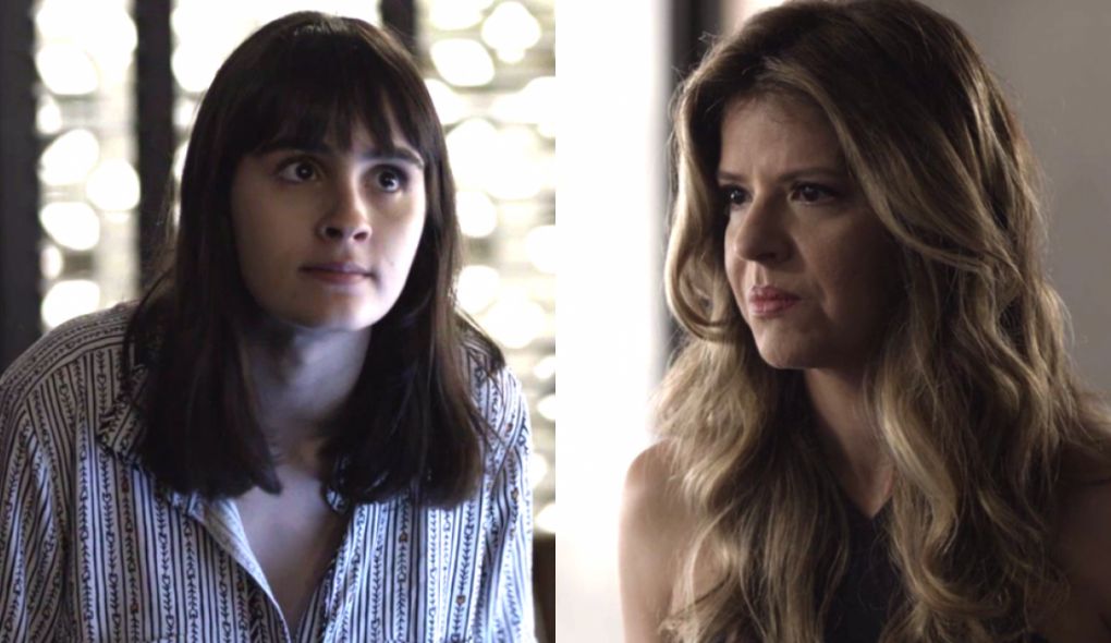 Bebeth (Valentina Herszage) e Maria Pia (Mariana Santos) de Pega Pega